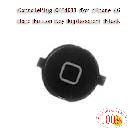 for iPhone 4G Home Button Key Replacement Black